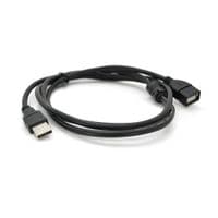 Удлинитель USB 2.0 AM / AF, 1,5m, черный Q250