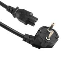 Кабель питания Schuko PC-186 CEE7 / 7-IEC C5, 1.5M, 0.75mm, для ноутбука, OEM Q25 / 300