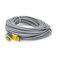 Удлинитель VEGGIEG UF-104, USB 2.0 AM / AF, 10,0m, Grey / Yellow, Пакет