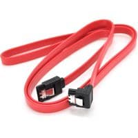 Кабель интерфейсный VEGGIEG ST310 SATA3.0, 1м, загнутый с защелкой, красный