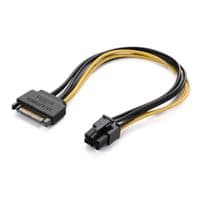 Кабель-переходник для питания процессора 6P--&amp;gt;SATA