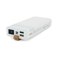 PowerBank XO-PR1129 20000mAh,ліхтарик,Вхід:(Micro,Type-C), Вихід:(2хUSB,Type-C), QC22.5W / PD20W, пластик, Чорний