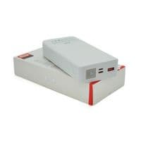 PowerBankXO-PR144 20000mAh,Вхід:5V / 3А,9V / 2А(Type-C),5V / 2А(Lightning),Вихід:5V / 3А,9V / 2,2А (Type-C),5V / 3А,9V / 2А,12V / 1,5А(2xUSB),PD20W,Q68,Білий, Коробка
