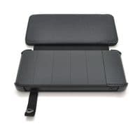 Power bank 12000 mAh Solar, Input:5V / 1A(microUSB), Output:5V / 2,1А(2хUSB), rubberized case, Black, BOX