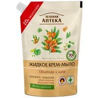 Жидкое мыло Зеленая Аптека Облепиха и липа дой-пак 460 мл (4823015935374)
