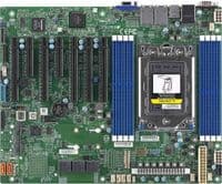 Материнська плата серверна Supermicro MBD-H12SSL-i-B, ATX, 8 слотів DIMM, 8 SATA3, 2 M.2, 8 SATA3 або 2 NVMe через один SlimSAS x8, 2 порти Gigabit Ethernet LAN, графіка ASPEED AST2500 BMC, 7 4-контактних вентиляторів з ШІМ