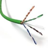 Кабель U/UTP, кат. 6, AWG 24, LSZH (CPR C) зеленый, 500м, Corning