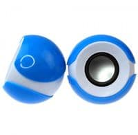 Колонки 2.0 JEDEL JD-S609 / T-300 USB+3.5mm, 2x3W, 90Hz- 20KHz, с регулятором громкости, Blue / White, BOX, Q50