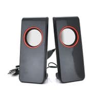 Колонки 2.0 JEDEL JNS-26 USB+3.5mm, 4&amp;quot; 2x3W, 90Hz- 20KHz, с регулятором громкости, Black, BOX, Q20
