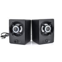 Колонки 2.0 JEDEL JNS-65 USB+3.5mm, 4&amp;quot; 2x3W, 90Hz- 20KHz, с регулятором громкости, Black, BOX, Q30