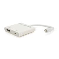 Конвертер Lighting (тато) на HDMI(тато) 10см, RED, 4K / 2K, BOX
