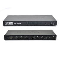 Активный HDMI сплитер 1=&amp;gt;8 порта, 4K, 2K, 3D, 1080Р, 1,4 версия, DC5V / 2A Q50, Box