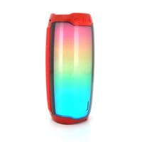 Беспроводной Bluetooth динамик PULSE 4 LED, 10W, 4000mAh, дистанция-10m, Red, Corton BOX