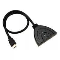 Разветвитель HDMI(папа) на 3* HDMI(мама), 1080P, 0,8 м, Black