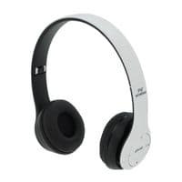 Беспроводные Bluetooth наушники P47 Led, Black / White