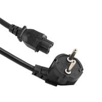 Кабель питания Schuko PC-186 CEE7 / 7-IEC C5, 1.8M, 0.75mm, для ноутбука, OEM Q80 МЕДЬ!!!