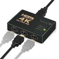 Пассивный HDMI свич с пультом ДУ IR, 1080Р, 1,4 версия, 1=&amp;gt;3 порта, Blister