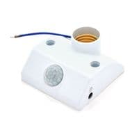Инфракрасный датчик движения, 220V макс. нагрузка 100W E27, White