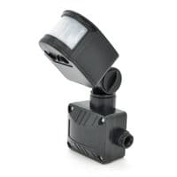 Датчик движения PIR , 180&amp;deg;, расстояние макс. 12м, 220V, макс. нагрузка 100Вт, Black