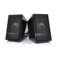 Колонки 2.0 Hotmai FT-200 USB+3.5mm, 2x3W, 20Hz- 18KHz, с регулятором громкости, Black, BOX, Q24