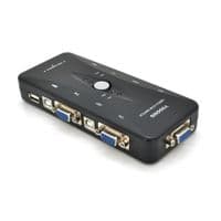 4-портовый KVM свич VEGGIEG K401, переключатель USB, Grey, Blister-Box