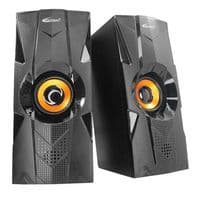 Колонки 2.0 Hotmai HT-919 USB+3.5mm, 2x2.5W, 20Hz- 18KHz, с регулятором громкости, Black, BOX, Q24