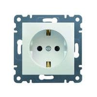 Розетка з з/к Lumina-2, біла