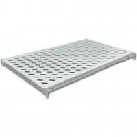 Полка 19" 4 точки кріпл. ,950мм глиб., перфорована , сталь , 2 мм , сіра
