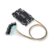 Комплект 12 цветных пигтейлов SC/UPC MM (OM3), Corning