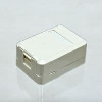 Настенная розетка для 1хRJ45 без модулей KeyStone, Kingda