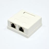 Розетка наружная 2хSTP, кат. 6, RJ45, EPNew