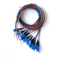 Набор цветных пигтейлов LC/UPC 1.5 м, SM, Easy strip, для 12 волокон
