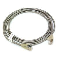 Патч-корд FTP, 3м, кат. 6А, армированный, серебристый