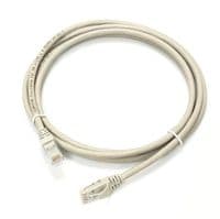 Патч-корд кат. 6A, 24AWG, RJ45-RJ45, сірий, 0.5 м, U/UTP, LSZH, Corning