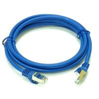 Патч-корд S/FTP, 2м, кат. 6А, голубой, LW