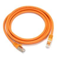 Патч-корд S/FTP, 2 м, кат. 6А, помаранчевий, LW