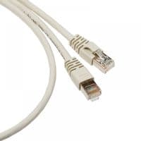 Патч-корд кат. 5e, 26AWG, RJ45-RJ45, серый, 0.5 м, SF/UTP, LSZH, Corning
