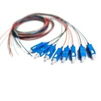 Набор цветных пигтейлов SC/UPC 1.5 м, SM, Easy strip, для 8 волокон