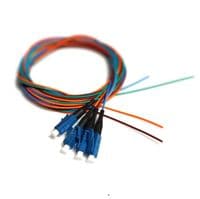 Набор цветных пигтейлов LC/UPC 1.5м, SM, Easy strip, для 4 волокон.