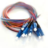 Набор цветных пигтейлов LC/UPC 1.5м, SM, Easy strip, для 8 волокон.