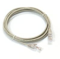 Патч-корд кат. 6, 26AWG Slim, D4мм, RJ45-RJ45, серый, 3м, U/UTP, LSZH, Corning