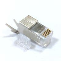 Коннектор RJ45 STP кат. 6A/8, 50μ, 1.45мм, со вставкой