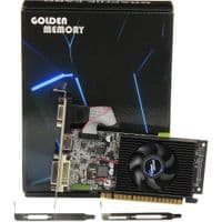 Відеокарта GeForce 210, Golden Memory, 64-bit, VGA/DVI/HDMI, 589/1040MHz, Low Profile (G2101GBD364bit)
