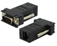 Пасивний подовжувач (А) VGA, RJ-45 to VGA(male) Q100