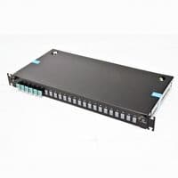 ВО патч-панель LAN1 с 6xLC Duplex адапт., 12 пигтейл., сплайс-кассетой, MM, OM3/OM4, 1U