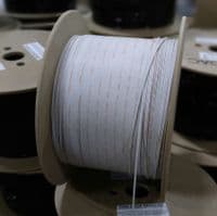 Кабель FTTH 2FG MB абонентского доступа, U-N(2ZN)H, 2E9/125, G.657.A1, универсальный, диэлектрический, гибкий, 500N, FRNC, 1000м, белый