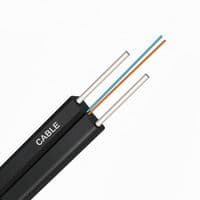 Кабель FTTH 2FG MB абонентского доступа, U-N(2ZN)H, 2E9/125, G.657.A1, универсальный, диэлектрический, гибкий, 500N, FRNC, 1000м, черный