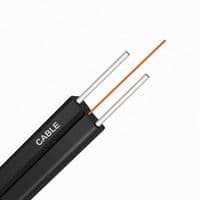 Кабель FTTH 2FG MB абонентского доступа, U-N(2ZN)H, 1E9/125, G.657.A1, универсальный, диэлектрический, гибкий, 500N, FRNC, 1000м, черный