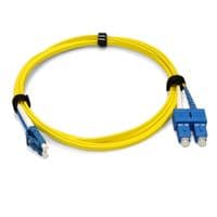ВО патч-корд, LC/UPC-SC/UPC, 2.0мм, (OS2), Duplex, LSZH, 2м, Corning