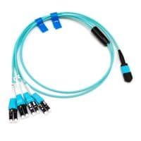 Харнес 8 волокон MPO(M)/UPC-LCD/UPC MM (G50-OM3) Type-B, 1м